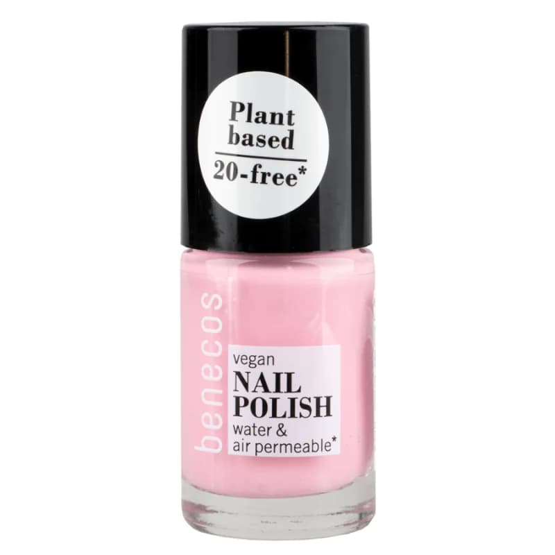 BENECOS NAIL POLISH - COTTON CANDY - PERMÉABLE À L'EAU ET À L'OXYGÈNE 5ML