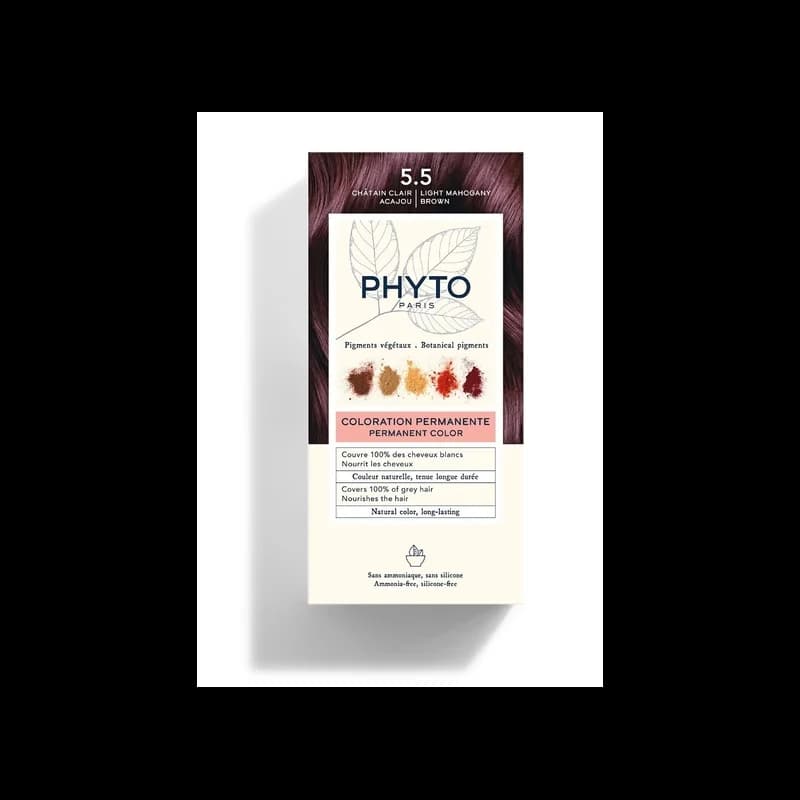 PHYTO COLORATION 5.5 CHÂTAIN CLAIR ACAJOU