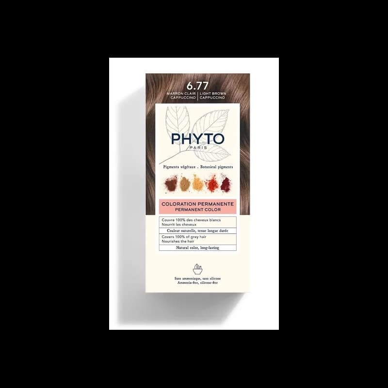 PHYTO COLORATION 6.77 MARRON CLAIR