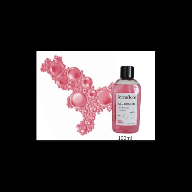 JERRAFLORE GEL DOUCHE ROSE 100ml