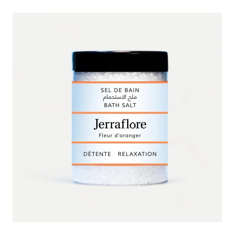 JERRAFLORE SEL DE BAIN FLEUR D'ORANGER 400g
