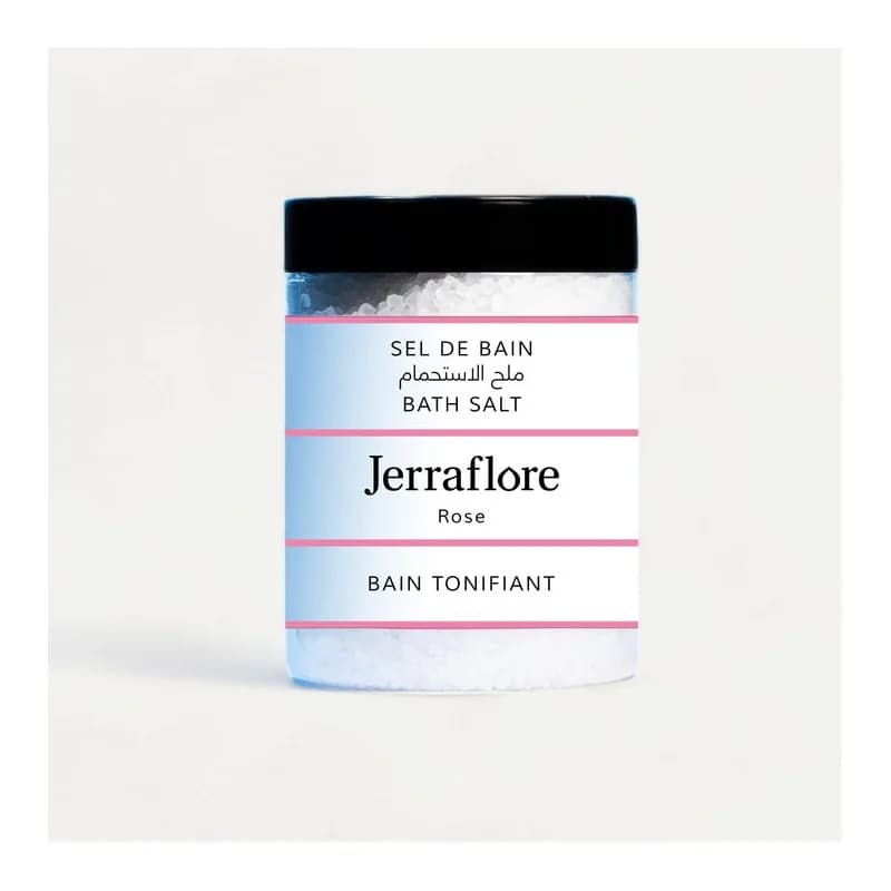 JERRAFLORE SEL DE BAIN ROSE 400g