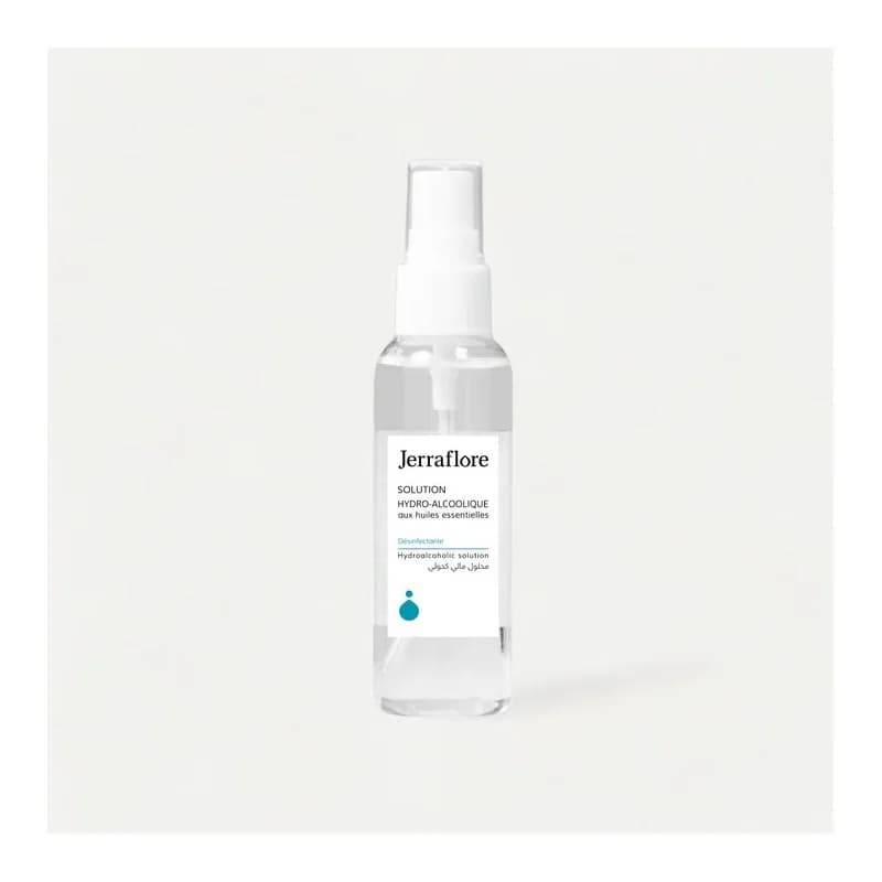 JERRAFLORE  SOLUTION HYDROALCOOLIQUE AUX H.ESS  60ml