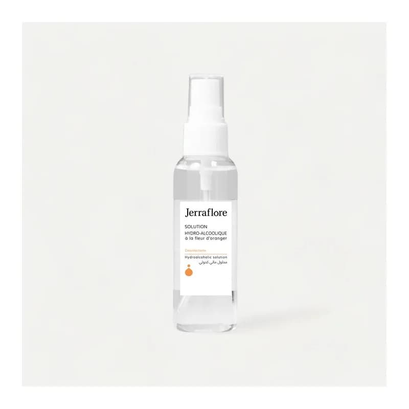 JERRAFLORE  SOLUTION HYDRO-ALCOOLIQUE À LA FLEUR D'ORANGER 60ml