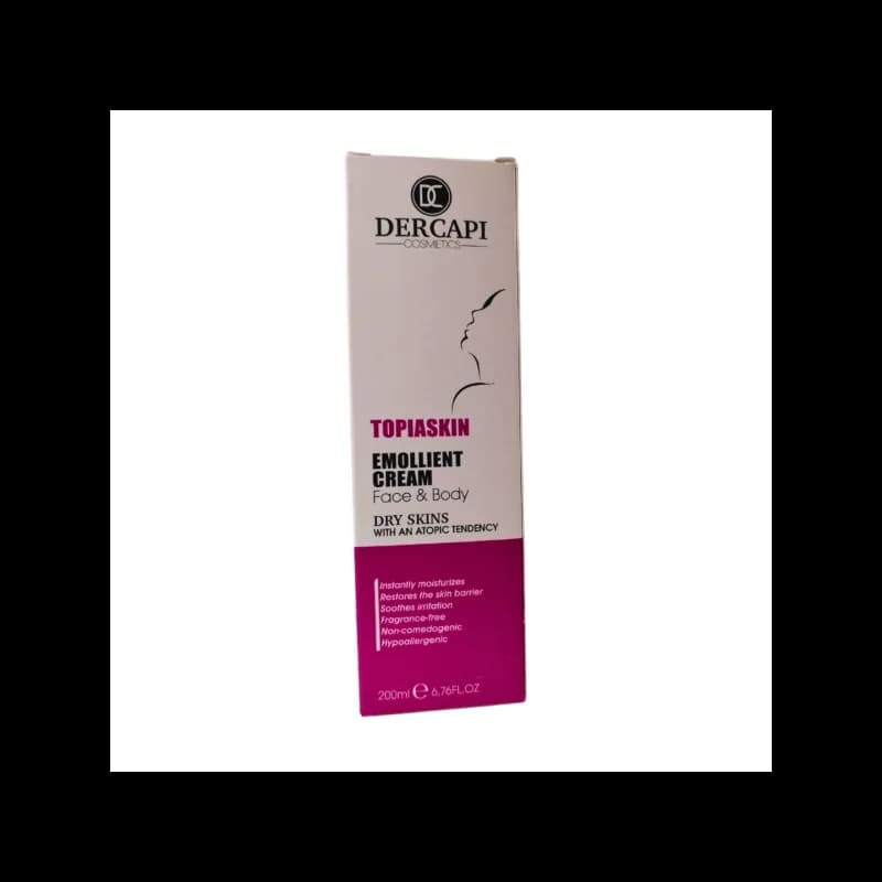 Dercapi Creme Emolliente Peaux Seches 200ml