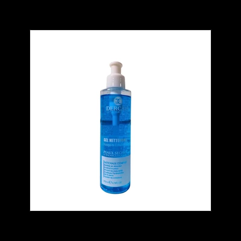 Dercapi Gel Nettoyant Peaux Seches 200ml