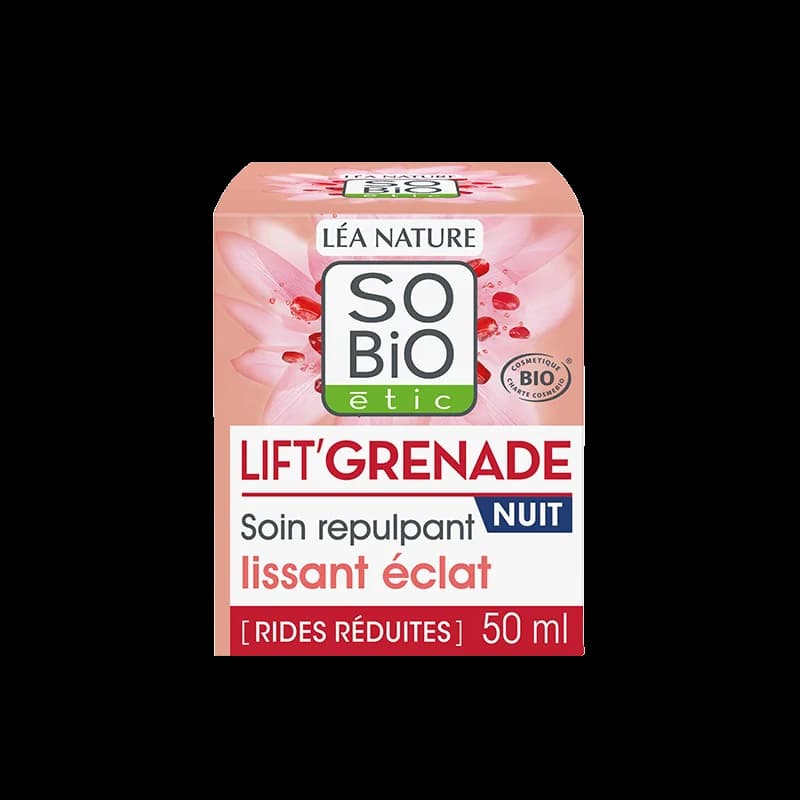 So Bio Soin de Nuit Repulpant Lissant Éclat 50Ml
