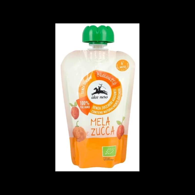 ALCE NERO PUREE POMME COURGE 100G