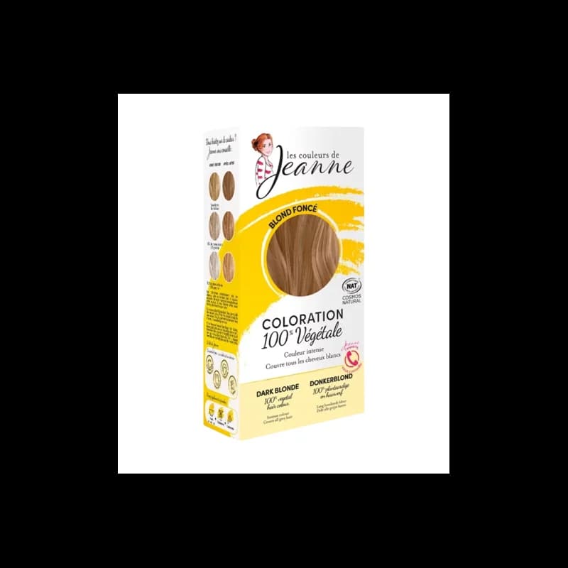 LES COULEURS DE JEANNE COLORATION BLOND FONCE 100% VEGETALE