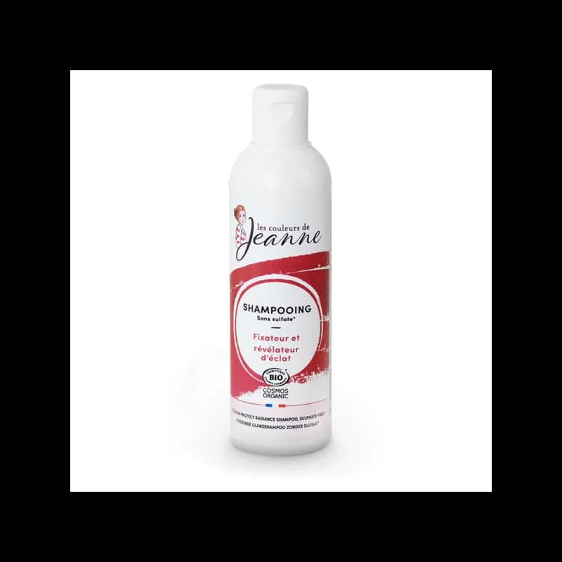 Les Couleurs de Jeanne SHAMPOOING FIXATEUR ET REVELATEUR D’ECLAT – SANS SULFATE 230Ml