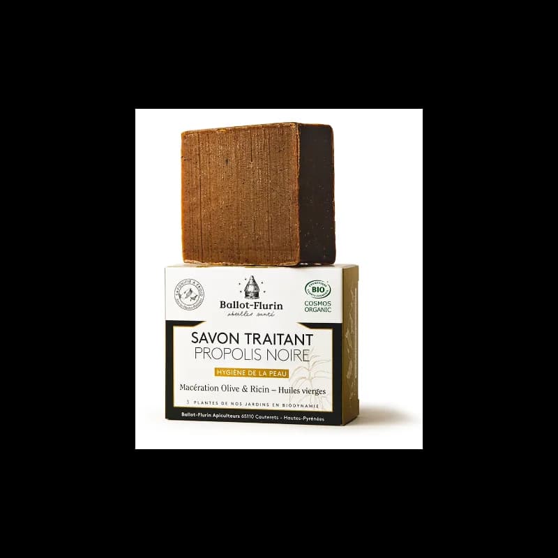 BALLOT-FLURIN SAVON TRAITANT PROPOLIS NOIRE 100G
