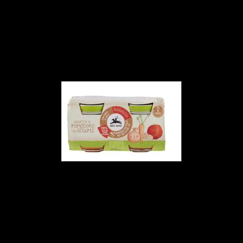 Alce Nero SAUCE TOMATE AUX LEGUMES 2*80G