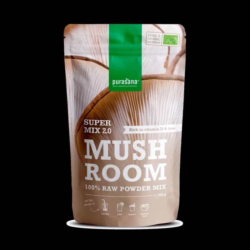 Purasana POUDRE DE CHAMPIGNONS 250G