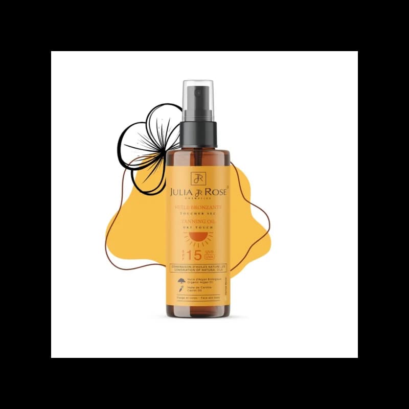 Julia & Rose Huile Bronzage Spf15 120ml
