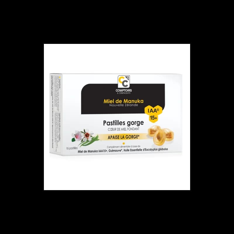 Comptoirs & Compagnie Pastille Cœur Fondant de Miel Manuka IAA15+