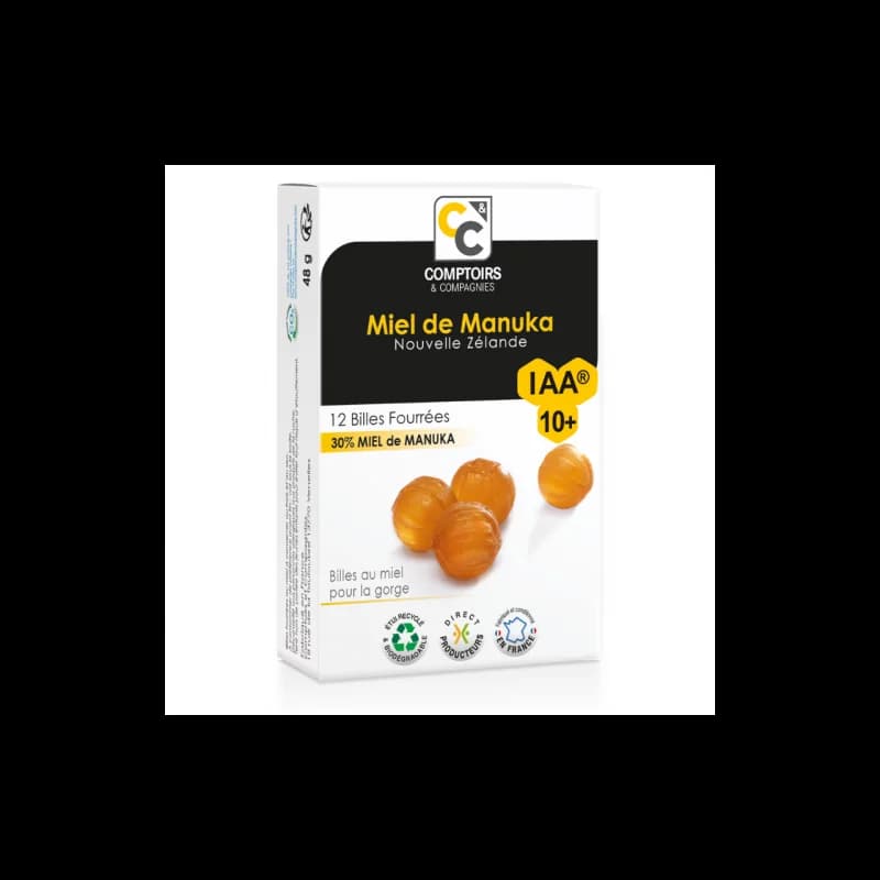 Comptoirs & Compagnie BILLES FOURREES AU MIEL DE MANUKA