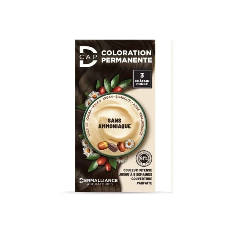 D-CAP Coloration N°3 Chatain Fonce