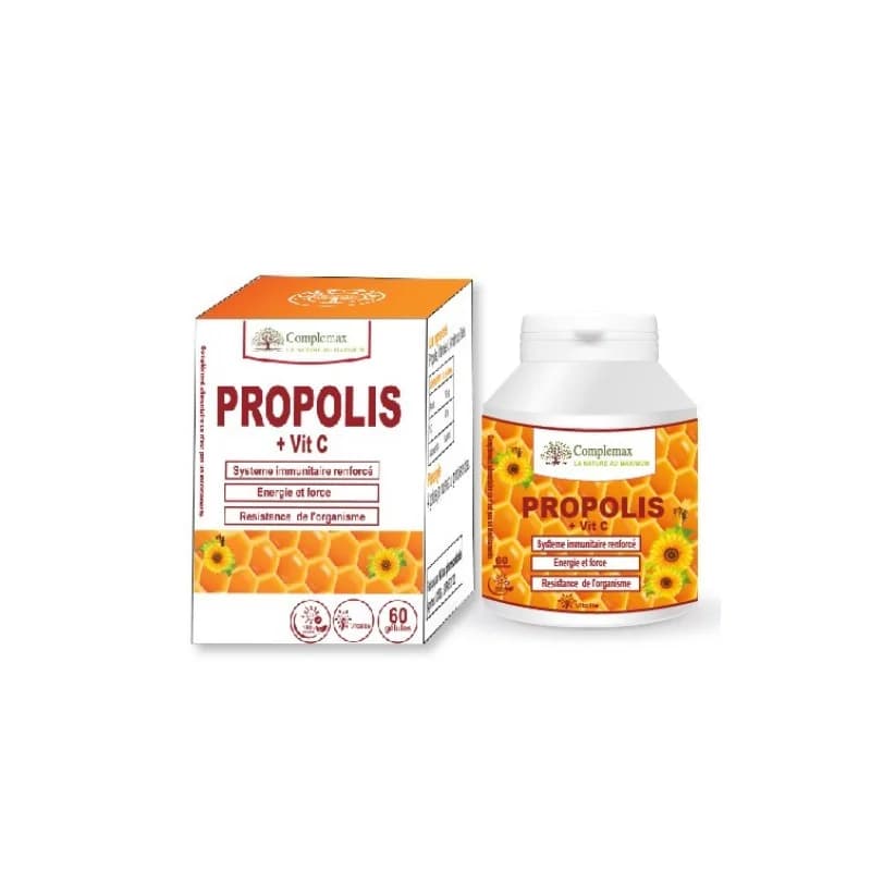 Complemax Propolis + Vitamine C 250mg 60 gelules