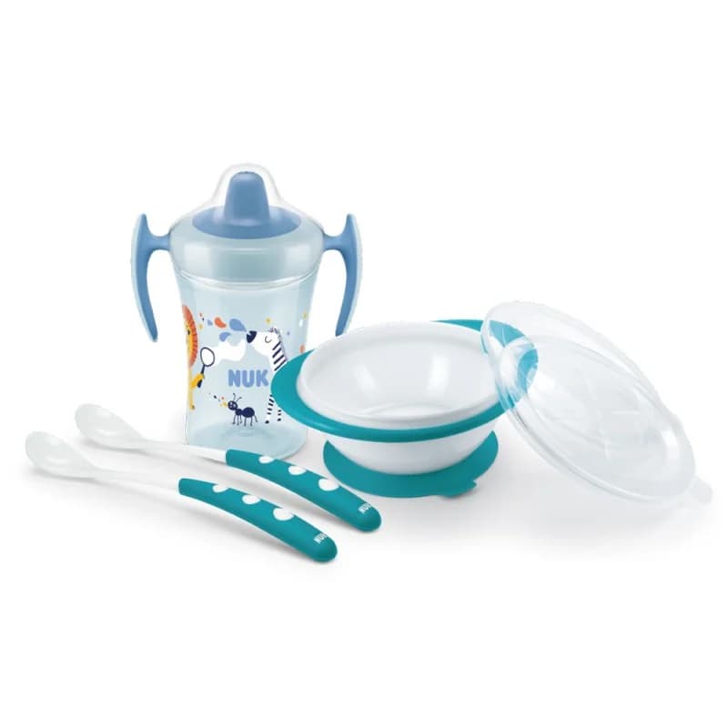 NUK Set Repas Turquoise 6+
