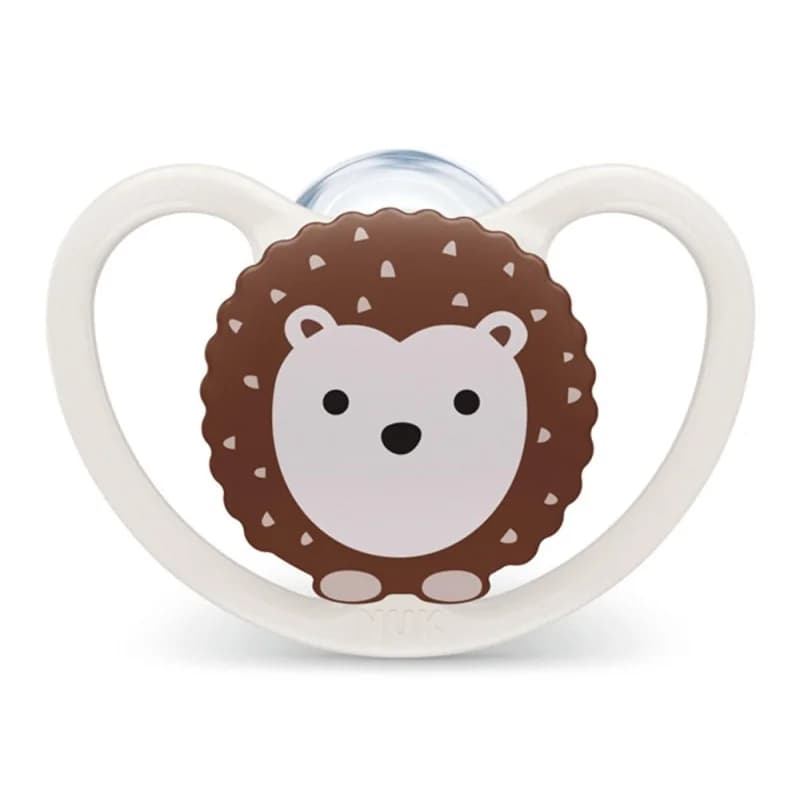 NUK Sucette Space Silicone Hérisson 0-6mois