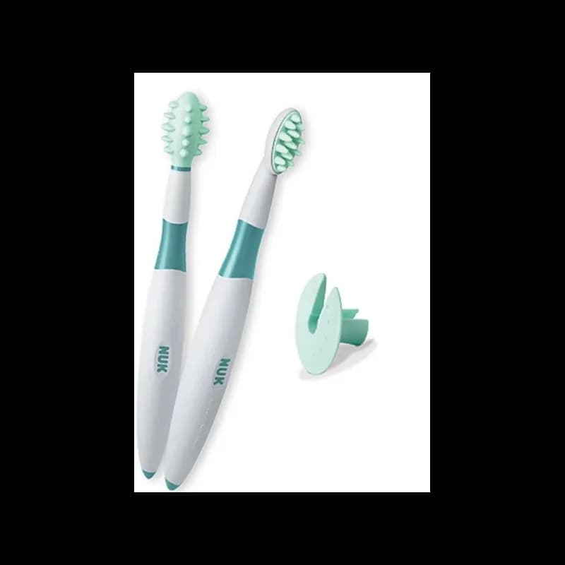 NUK Set de brosses à dents éducatives 6+ Mois