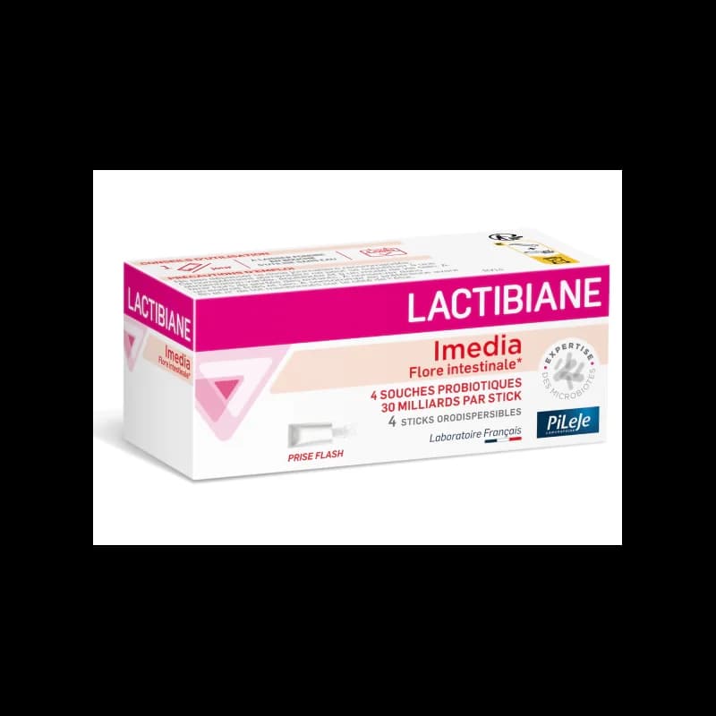 PILEJE Lactibiane Imedia Poudre Orodispersible 4 sticks