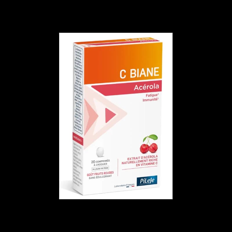 PILEJE  C Biane Acérola - 20 comprimés