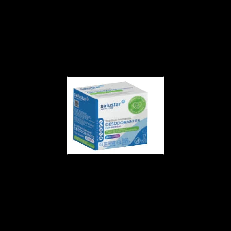 SALUSTAR LINGETTES DEODORANTES A L'ALLUN UNIDOSE 12 UNITES