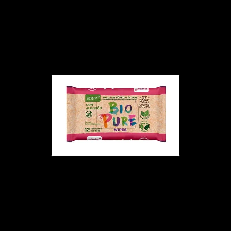 SALUSTAR BIOPURE LINGETTES INTIME 12U