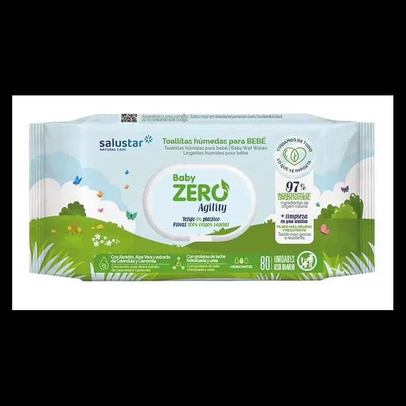 SALUSTAR ZERO BABY LINGETTES U80