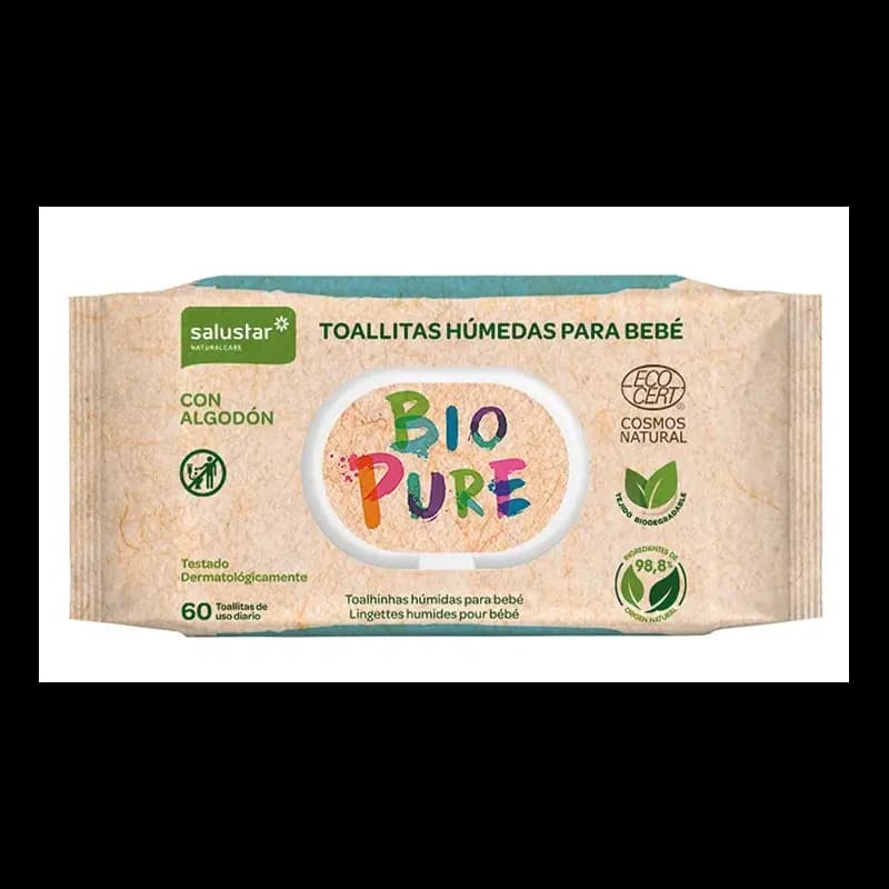 SALUSTAR BIOPURE LINGETTES BEBE B60