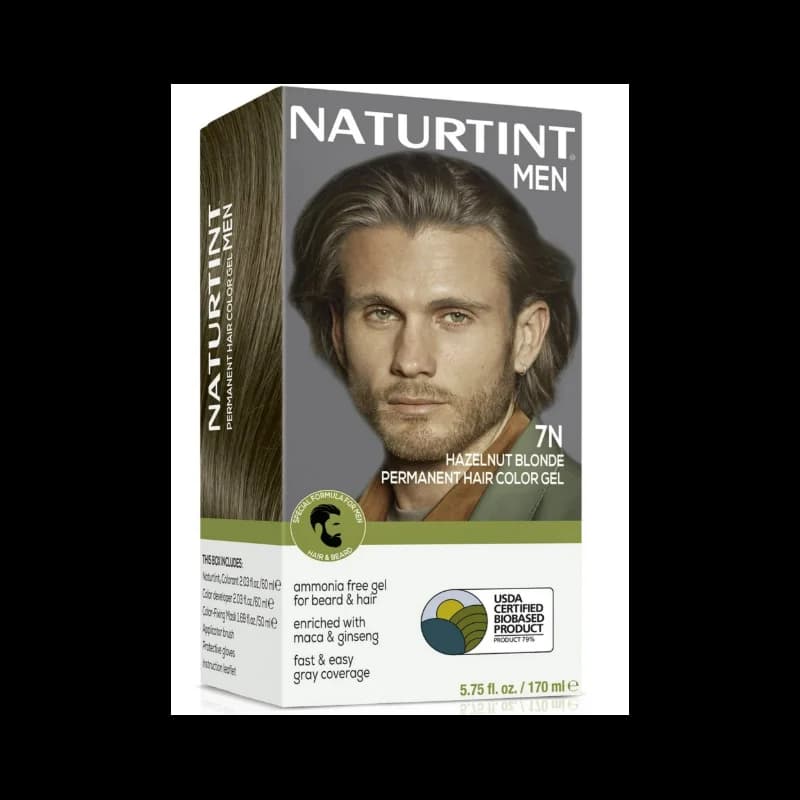 Naturtint Coloration permanente pour cheveux pour hommes   7N blond noisette