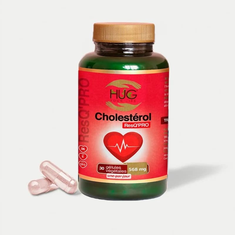 HUG CHOLESTEROL RESQ PRO 568 MG 30 GELULES