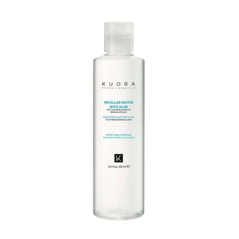 KUORA EAU MICELLAIRE NETTOYANTE À L’ALOE VERA 250ML