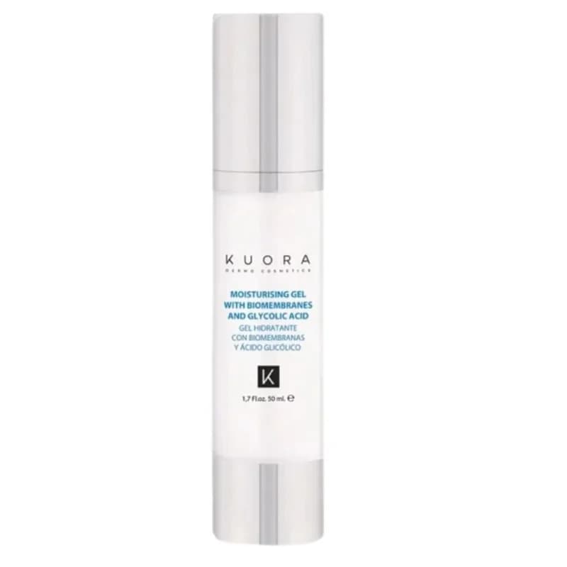 KUORA GEL HYDRATANT AUX BIOMEMBRANES ET A L’ACIDE GLYCOLIQUE SPF10 50ML