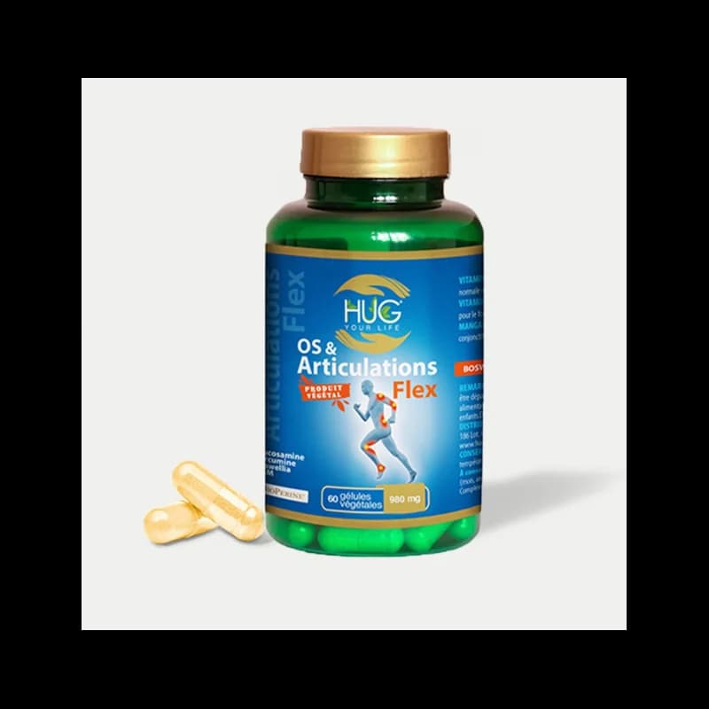 HUG OS ET ARTICULATIONS FLEX 980 MG 60 GELULES
