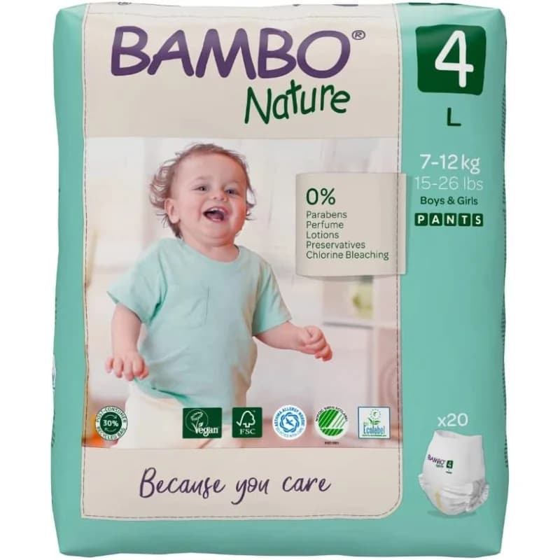 BAMBO NATURE culote d'apprentissage T4 (7-14KG) | 20 u