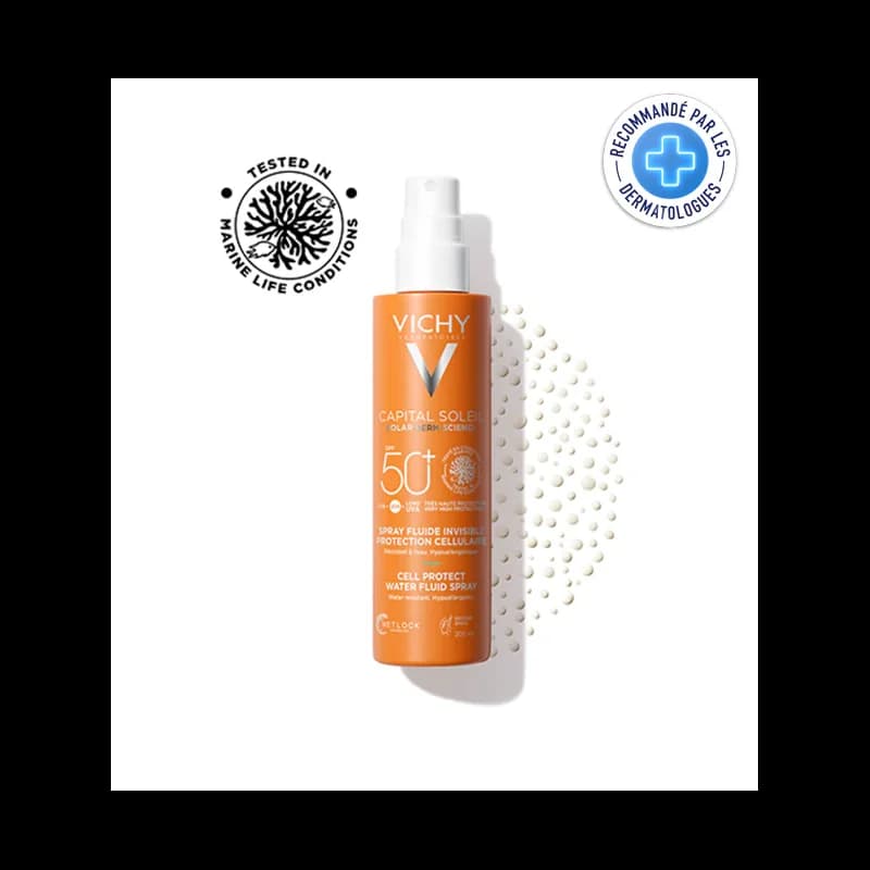 VICHY CAPITAL SOLEIL SPF50+ SPRAY FLUIDE INVISIBLE PROTECTION CELLULAIRE 200ML