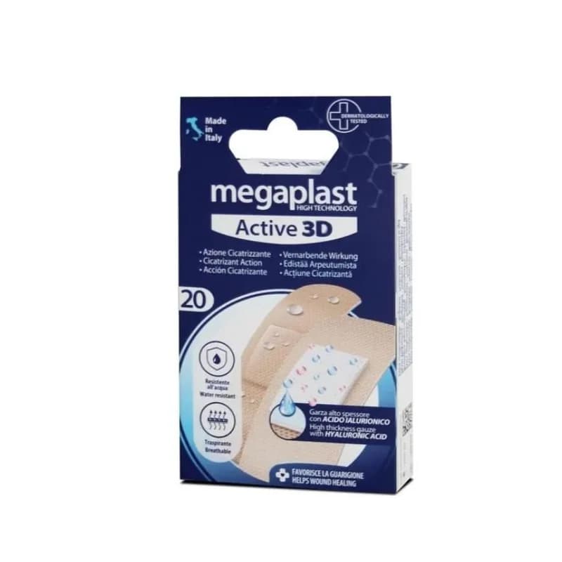 MEGAPLAST PANSEMENT ACTIVE 3D BOITE DE 20 - REF 081997