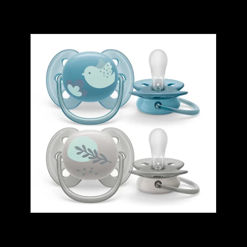 AVENT 2 SUCETTE SOFT 6-18M BOY  SCF091/15