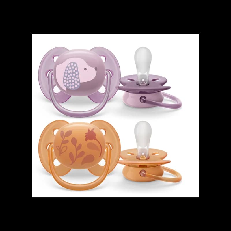 AVENT SUCETTE SOFT 6-18M GIRL SCF091/18