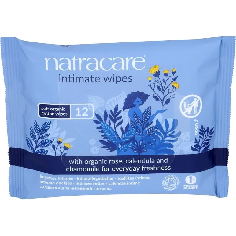 NATRACARE LINGETTES INTIMES 12 Unités