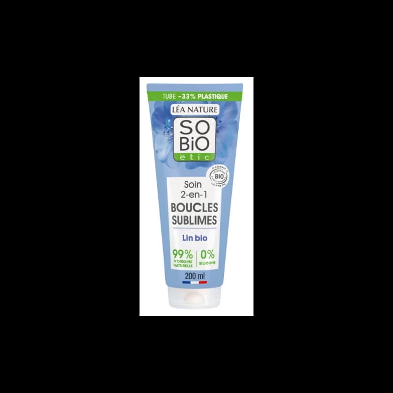 SO'BIO SOIN CHEVEUX BOUCLES LIN 200ML