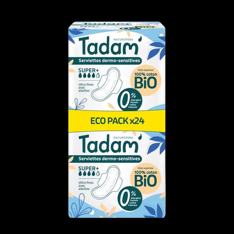 TADAM' SERVIETTES ULTRA SUPER + x12 x2 PACK PROMO
