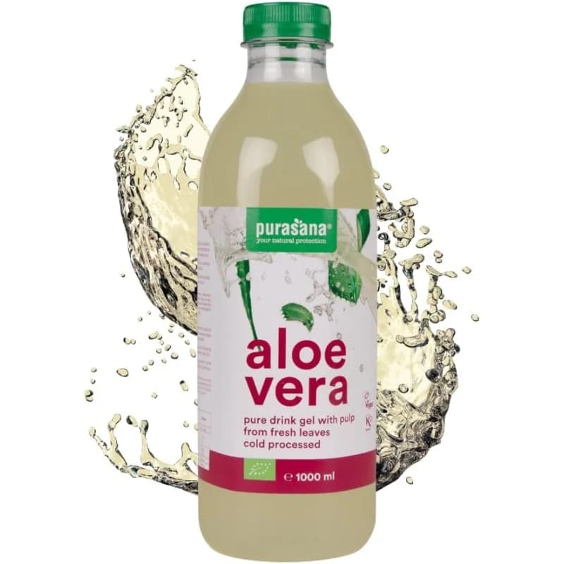 Purasana Gel à boire à l'aloe vera 1L