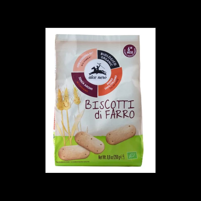 Alce Nero Biscuit Blé Farro 250G