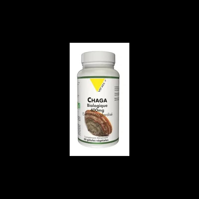 VIT’ALL+ CHAGA BIOLOGIQUE 400 MG 60 GELULES