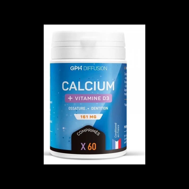 Gph Diffusion Calcium+Vitamine D3 60 Comprimés