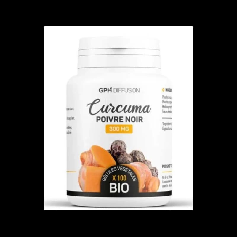 GPH DIFFUSION CURCUMA ET POIVRE NOIR 100 GELULES