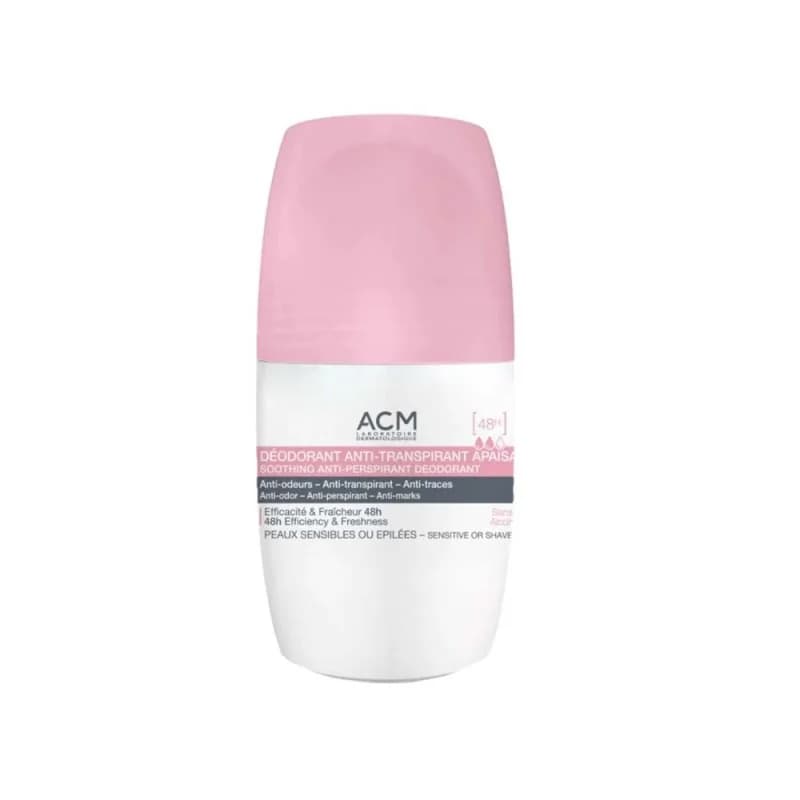 ACM Déodorant Anti transpirant Apaisant Roll On 50 ml